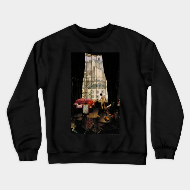 A Studio in Montparnasse Christopher Richard Wynne Nevinson Crewneck Sweatshirt by big_owl